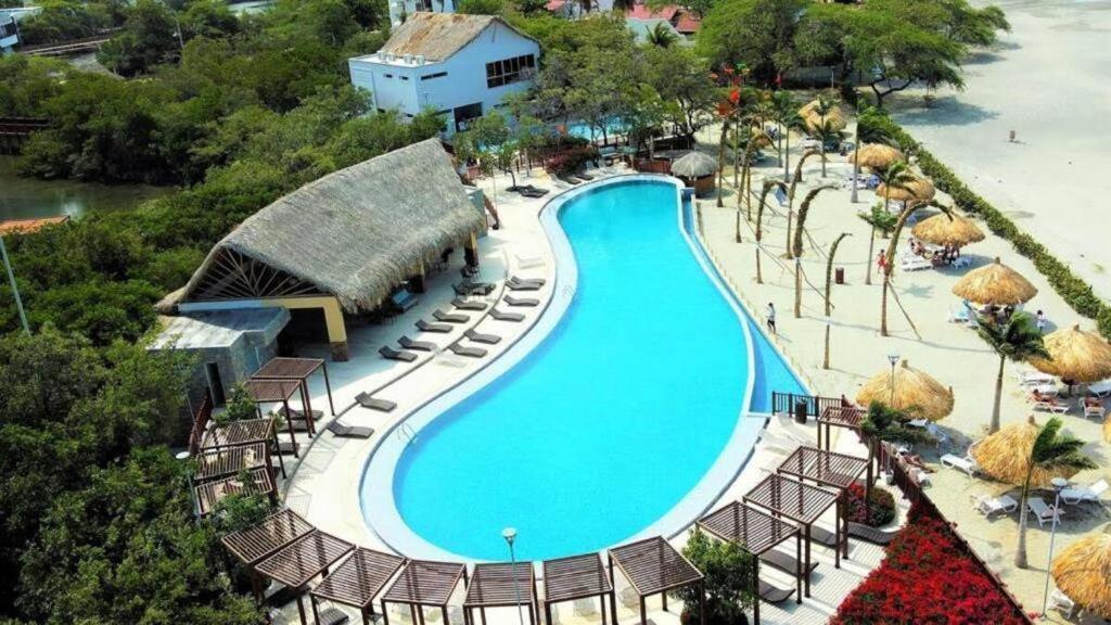 Apartamento En Samaria Club De Playa Privada Salida Directa Al Mar En Pozos Colorados Cerca A Zazue, Estelar, Playa Bello Horizonte, Cabo Tortuga #1 Santa Marta  Bagian luar foto